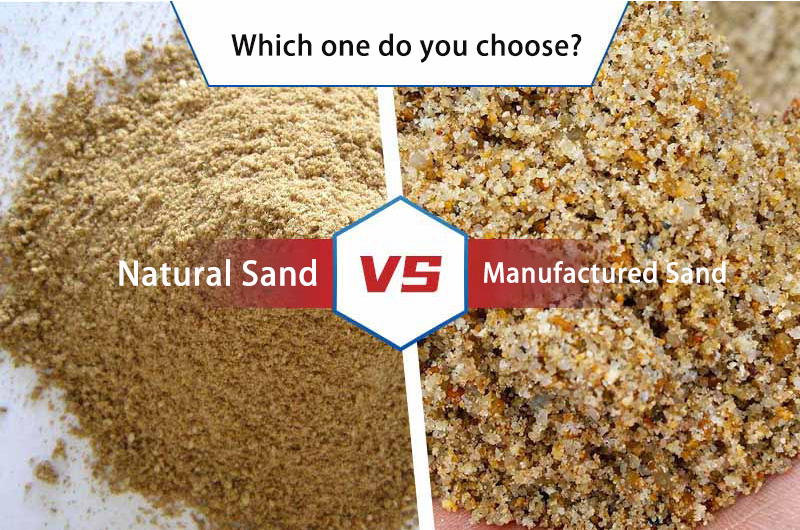 Two different types of sand Two different types of sand